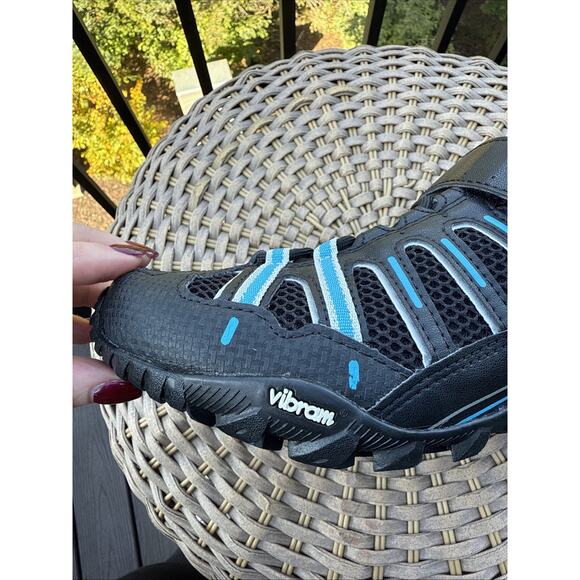 Specialized Tahoe Sport Women's 40 US 9 Body Geometry Bike Shoes Vibram Blue Blk - Picture 7 of 15